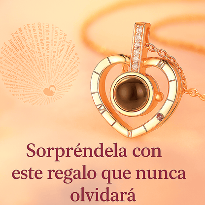 Collar Corazon Te amo + Cajita de REGALO